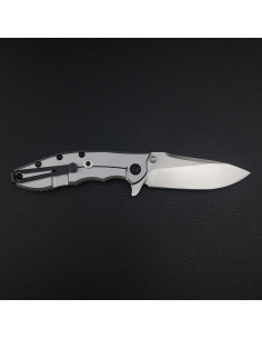 Cuchillo Plegable HUAAO 0562CF 21.1 cm Acero Inoxidable Fibra Carbono 2