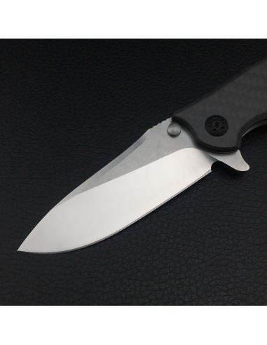 Cuchillo Plegable HUAAO 0562CF 21.1 cm Acero Inoxidable Fibra Carbono