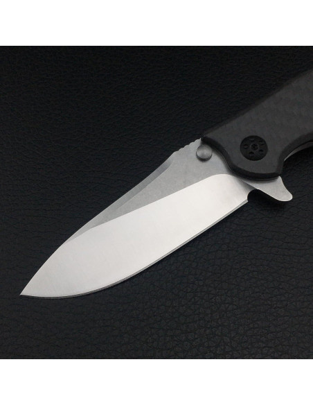 Cuchillo Plegable HUAAO 0562CF 21.1 cm Acero Inoxidable Fibra Carbono