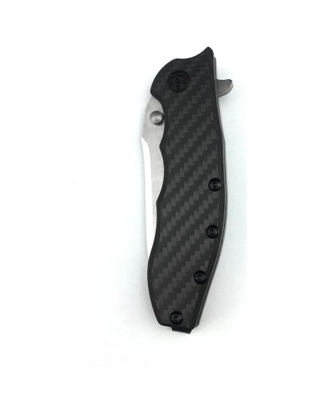 Cuchillo Plegable HUAAO 0562CF 21.1 cm Acero Inoxidable Fibra Carbono