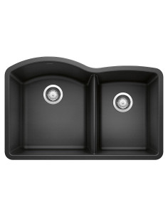 Fregadero de Cocina BLANCO 440179 SILGRANIT 60/40 Antracita