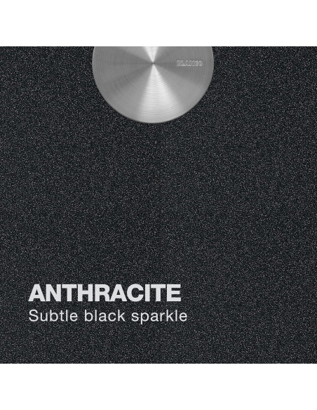 Fregadero de Cocina BLANCO 440179 SILGRANIT 60/40 Antracita