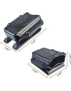 Funda de Cuchillo Plegable JFFCESTORE Nylon Negro EDC 2