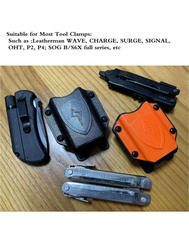 Funda de Cuchillo Plegable JFFCESTORE Nylon Negro EDC