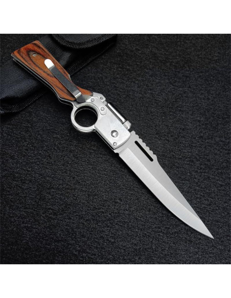 Cuchillo Plegable Genérico AK47 con Hoja de Acero Inoxidable 11.2 cm