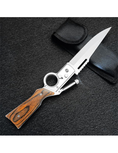 Cuchillo Plegable Genérico AK47 con Hoja de Acero Inoxidable 11.2 cm