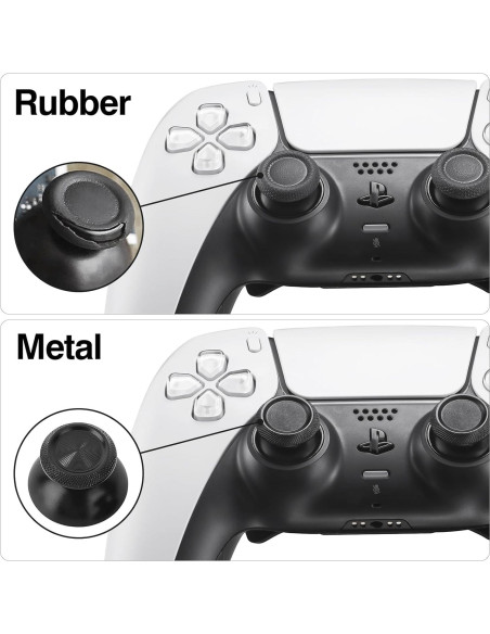 Kit Thumbsticks Metal TOMSIN para Controlador PS5 - Negro Kit Thumbsticks Metal TOMSIN para Controlador PS5 - Negro