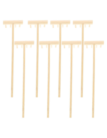 8 Mini Rastrillos de Arena Zen SEWACC para Jardín Decorativo 8 Mini Rastrillos de Arena Zen SEWACC para Jardín Decorativo