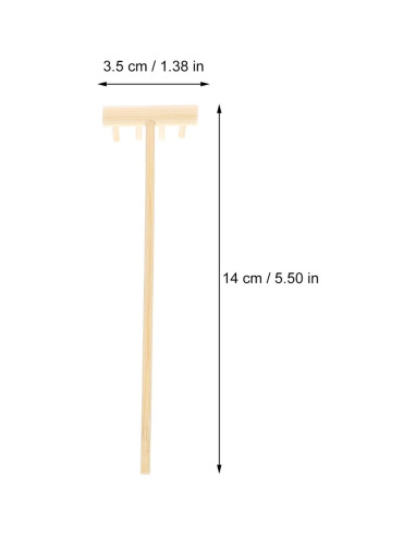 8 Mini Rastrillos de Arena Zen SEWACC para Jardín Decorativo