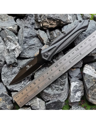 Cuchillo Plegable DOOM BLADE 204mm Acero Inoxidable Táctico