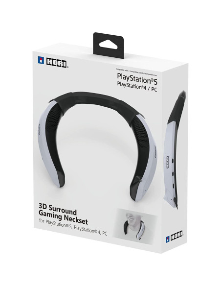 Neckset Gaming 3D Surround HORI para PS5 y PC - Audio envolvente Neckset Gaming 3D Surround HORI para PS5 y PC - Audio envolvente