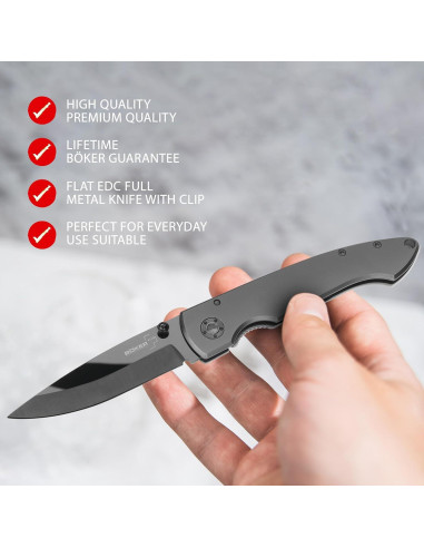 Cuchillo Plegable Boker Plus Anti-MC 8.3 cm Cerámica Titanio
