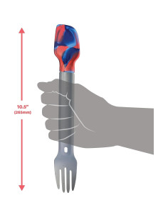 Cubiertos 5 en 1 Morsel XL Metal-Silicona para Camping 2