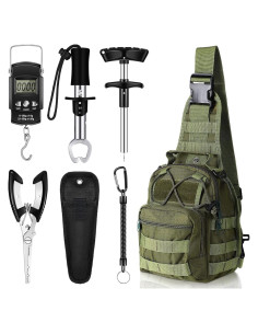 Mochila de Pesca Hungdao 7 Pcs con Herramientas y Pinzas