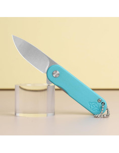 Cuchillo Plegable OLITANS G048 D2 Hoja 4.9cm Mango G10 Azul 2