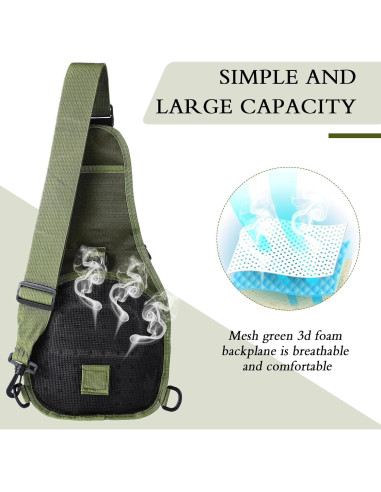 Mochila de Pesca Hungdao 7 Pcs con Herramientas y Pinzas