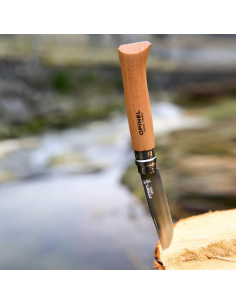 Cuchillo Plegable Opinel No.8 Acero Inoxidable Madera 2