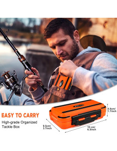 Kit de Accesorios de Pesca PLUSINNO 253pcs con Caja Organizada 2