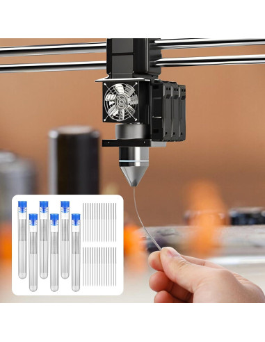 120 Agujas de Limpieza para Boquillas de Impresora 3D