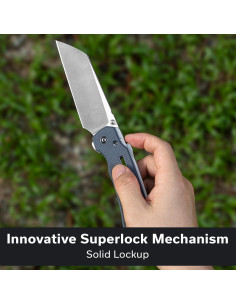 Cuchillo Plegable CIVIVI Buster FG Azul G10 10.67 cm Superlock 2