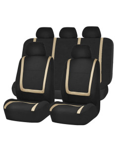 Fundas de Asiento de Coche FH Group Beige Universal 5 Piezas