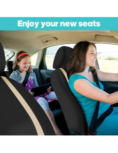 Fundas de Asiento de Coche FH Group Beige Universal 5 Piezas 2