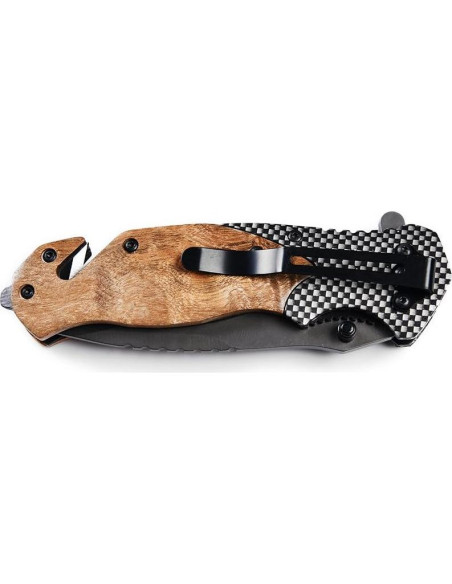 Cuchillo Plegable BGT de Caza con Cortador y Destornillador