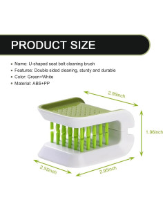 2 Cepillos de Limpieza Multifuncionales Eratus para Autos y Hogar 2