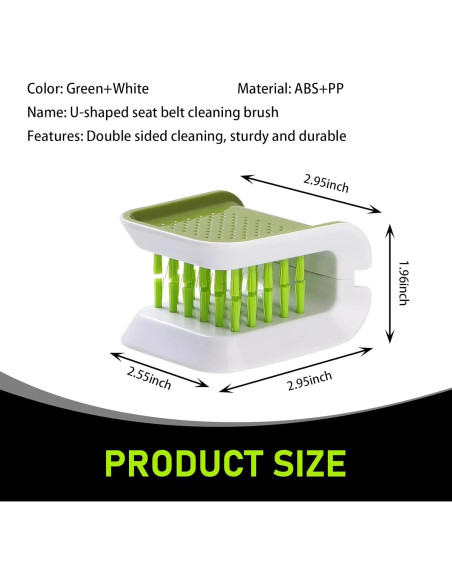 Pack de 2 Cepillos de Limpieza Sodcay para Cinturones de Seguridad
