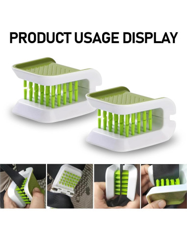 Pack de 2 Cepillos de Limpieza Sodcay para Cinturones de Seguridad