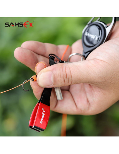 Herramienta para Atar Nudos SAMSFX 4 en 1 con Cortador y Zinger