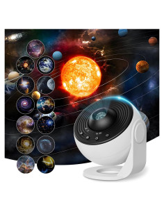 Proyector Galáctico MuliVid 13 en 1 Luz Nocturna 360