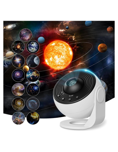 Proyector Galáctico MuliVid 13 en 1 Luz Nocturna 360