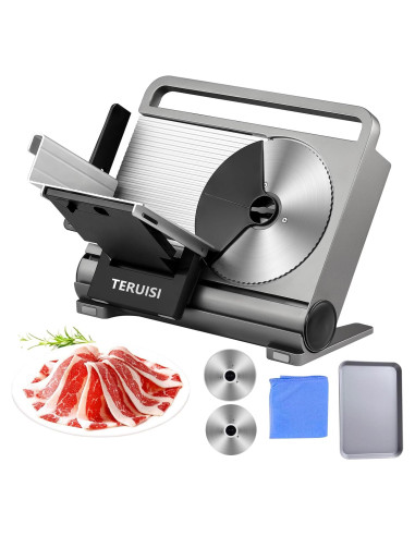 Cortadora de Carne Eléctrica TERUISI 200W Plegable 19cm