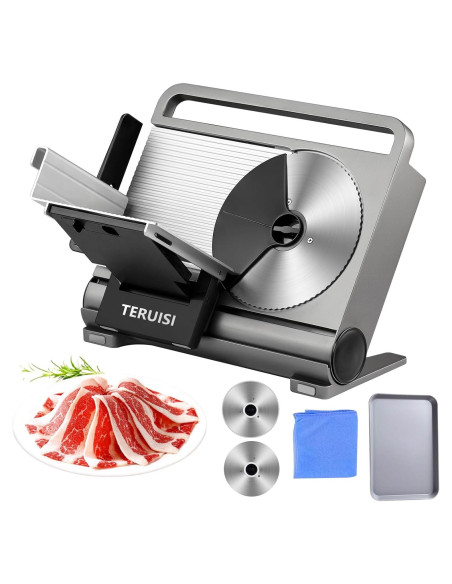 Cortadora de Carne Eléctrica TERUISI 200W Plegable 19cm