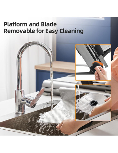 Cortadora de Carne Eléctrica TERUISI 200W Plegable 19cm