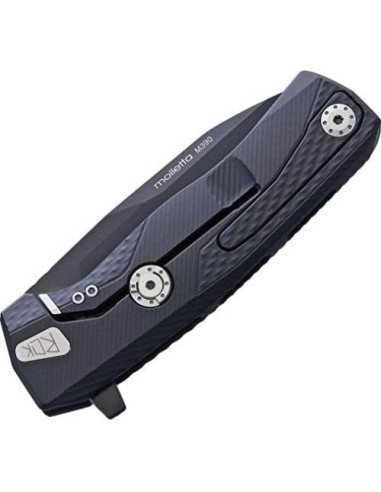 Cuchillo Plegable LionSTEEL ROK Negro Aluminio M390