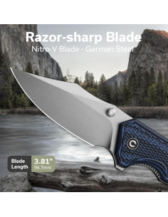 Cuchillo Plegable CIVIVI Vexillum 9.66 cm Nitro-V Mango G10 2