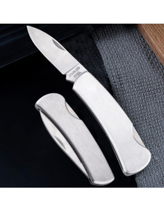 Cuchillo de Pelar Plegable Kocpudu de Acero Inoxidable 12.4 cm 2