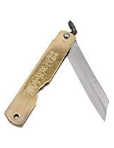 Cuchillo Plegable Higonokami - Acero de Papel Azul 100mm