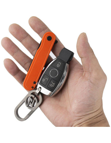 Cuchillo de bolsillo OLITANS G040, acero D2 6.99 cm, mango G10