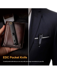 Cuchillo Plegable EDC REMETTE CANYON-1, Hoja 8.1cm Acero D2 2