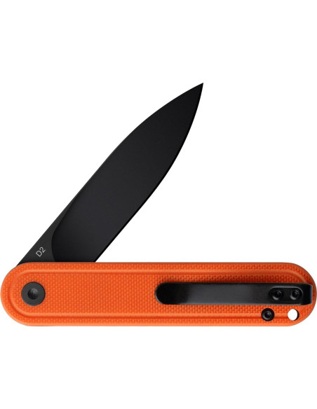 Cuchillo de bolsillo OLITANS G040, acero D2 6.99 cm, mango G10