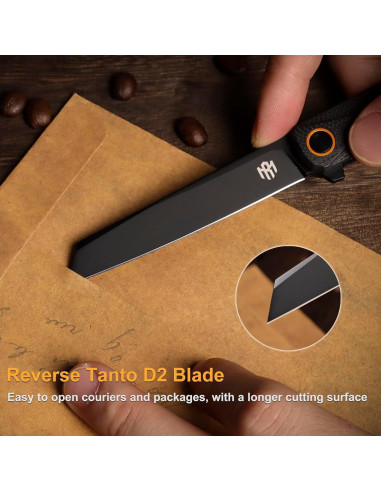 Cuchillo Plegable EDC REMETTE CANYON-1, Hoja 8.1cm Acero D2