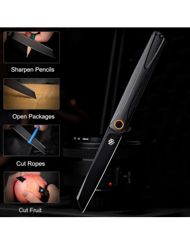 Cuchillo Plegable EDC REMETTE CANYON-1, Hoja 8.1cm Acero D2