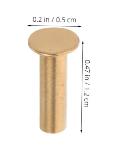 Kit de Remaches de Cobre VOSAREA para Cuchillos - 7 Pares 2