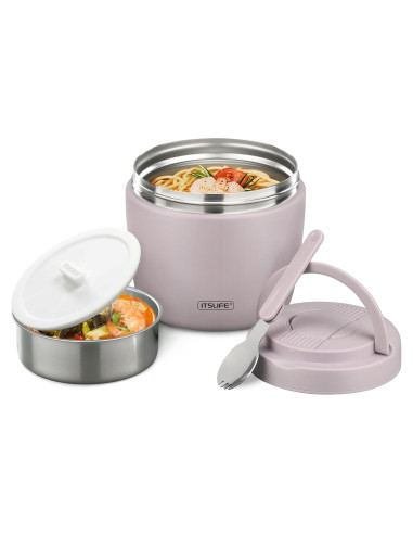 Termo de Sopa Itslife 0.95L Acero Inoxidable Aislado al Vacío