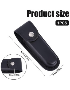 Funda de Cuero para Cuchillo de Bolsillo Gosknor 15.5x5.3cm 2