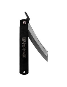 Cuchillo Plegable Higonokami Acero SK 120mm Negro