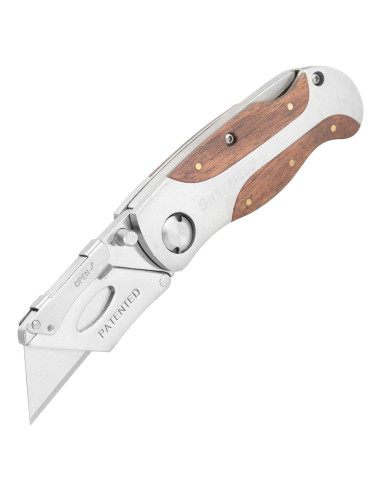 Cuchillo Utility Plegable Sheffield 12115 con Mango de Madera